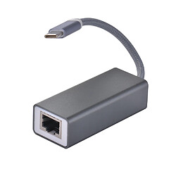 XCSOURCE Adaptateur de réseau LAN Ethernet type C USB-C 3.1 à RJ45 Gigabit 10/100 / 1000Mbps Compatible pour MacBook Pro ChromeBook PixelBook Samsung S8 S9 AC1642