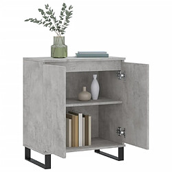 Acheter Maison Chic Buffet,Meuble de Rangement,commode pour salon,Cuisine Gris béton 60x35x70 cm Bois d'ingénierie -MN66319