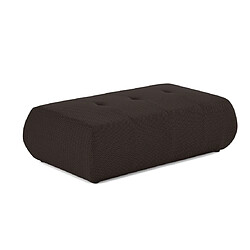 Lisa Design Onyx - pouf d'appoint - en tissu mailles 3D Onyx - pouf d'appoint - en tissu mailles 3D - Gris foncé