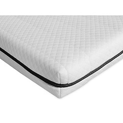 Acheter Vente-Unique Ensemble 90 x 190 cm sommier coffre blanc + matelas mousse déhoussable ép.10cm - NASUS de DREAMEA