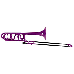 Classic Cantabile MardiBrass trombone ténor Sib/F en plastique lilas