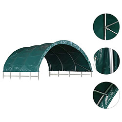 Avis vidaXL Tente pour bétail PVC 3,7x3,7 m Vert