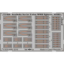 Seatbelts Soviet Union WWII fightersSTEE - 1:72e - Eduard Accessories 