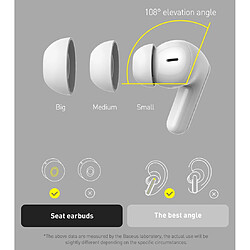 Acheter Universal TWS ANC sans fil Bluetooth 5.1 casque actif anéantissement du bruit casque audio haute fidélité contrôle tactile jeux casques oreilles casque oreilles casque