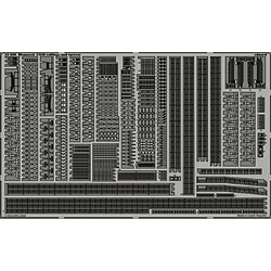 Bismarck railings and turrets für Revell Bausatz- 1:350e - Eduard Accessories 