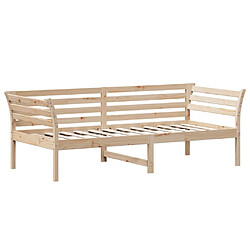 Maison Chic Lit d'appoint | Lit de jour | Lit de repos 90x200 cm Bois de pin massif -GKD88565