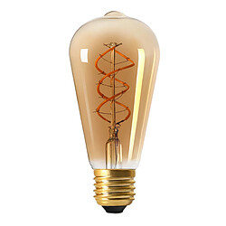 Girard Sudron Ampoule Edison Twisted Coloris ambré - 5 Watts - Culot à vis E27