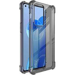 Coque en TPU IMAK airbags d'angle, flexible, transparent noir pour votre OnePlus 9RT 5G