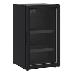 Mini-Armoire Réfrigérée positive noire Porte Vitrée 136 L - Combisteel 