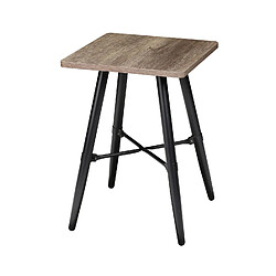 Urban Living Table à café Brooklyn - 40 x H. 50 cm - Marron