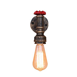 Stoex Applique Murale Tuyau d'Eau en Métal Luminaire Industriel Loft Vintage American Style pour Eclairage Applique Murale Tuyau d'Eau en Métal Luminaire Industriel Loft Vintage American Style pour Eclairage Decoratif