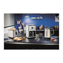 KRUPS KH442D10 Control Line Grille-pain inox, Toaster 2 fentes larges, Remontee extra haute, Fonctions rechauffage et decongelat pas cher