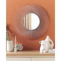 Beliani Miroir 80 cm Argenté CILLY