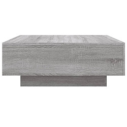 Acheter vidaXL Table basse sonoma gris 80x80x31 cm bois d'ingénierie