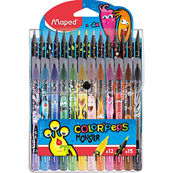 Maped Kit de coloriage COLOR'PEPS MONSTER, étui de 24 ()