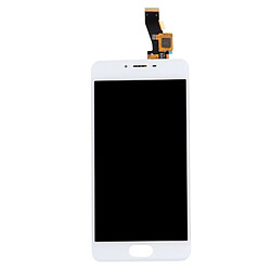 Wewoo Pièce détachée Meizu M3s / blanc Meilan 3s écran LCD + tactile Digitizer Assemblée