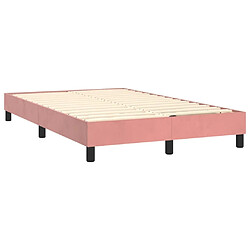 Acheter Sommier à lattes,Cadre à lattes de lit pour Adulte Rose 120x200 cm Velours -MN83540