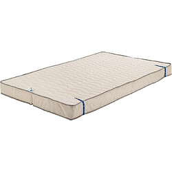 Literie Julien Matelas Souple Pour tous Clic Clac + Alèse 120x190 x 10 cm + Oreiller Visco avec Latex Naturel sur Face Hiver - Découpe Assise 60 cm - 5 zones de Confort - Face été et Noyau Poli Lattex HR Dernière Génération - Très Respirant