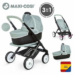 Smoby Poussette et landau 3-en-1 pour poupées Maxi Cosi Vert sauge