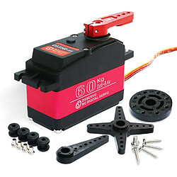 DS5160 7.4V 60KG Servomoteur avec cames 18T pour camion robotisé Baja Car Model 1/10 (180 degrés)