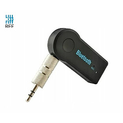 Riffi Riff BT-X5 Clé émetteur Bluetooth FM pour voiture avec prise audio 3,5 mm + connexion microphone Noir 