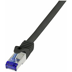 LogiLink C6A073S RJ45 CAT 6a S/FTP 5 m noir 1 pc(s) 