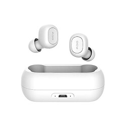 Écouteurs sans fil TWS QCY T1C Bluetooth V5.0 - Blanc