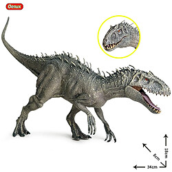 Universal 34 cm Jurassic Rex Action Figures Ouvrir la bouche Sauvage Draco Draco World Animal Model Jouets pour enfants | Action People (Gris)