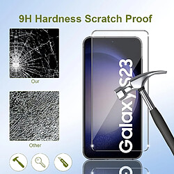 Avis Verre Trempé pour Samsung Galaxy S23 (6,1") [Pack 3] Film Vitre Protection Ecran Little Boutik®