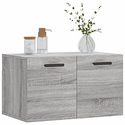 Avis Maison Chic Armoire murale,Meuble de Rangement pour salon,cuisine Sonoma gris 60x36,5x35 cm Bois d'ingénierie -MN21367