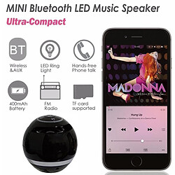 Avis Yonis Enceinte Bluetooth Portable LED Mini Subwoofer Sans Fil Blanc