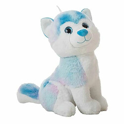 BigBuy Kids Jouet Peluche Bleu Husky 60 cm