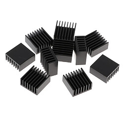 Avis 10Pieces Aluminium Radiateur Refroidisseur Refroidisseur Radiateur, 20x20x10mm, Aluminium