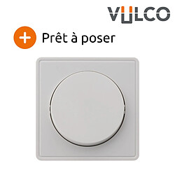 Bouton poussoir 10A en saillie blanc - gamme Vulco - Zenitech