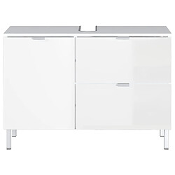 Germania Armoire de plancher sous-lavabo GW-Mauresa 34x80x56 cm Blanc