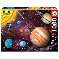 Educa Borras Educa Solar System 14461 Puzzle de la sArie Neon (1000 piAces), une couleur 