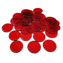 100pcs jetons de poker monnaies approvisionnement casino jeux de famille accs rouge