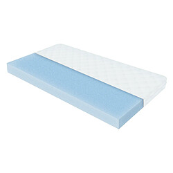 Avis ML-Design Matelas Enfant 60x120 cm, Orthopédique, 7 Zones, Mousse Froid, Certifié Oeko Tex, Housse Amovible Lavable Fermeture Éclair, Hypoallergénique Antibactérien/Teste Substances Nocives 23 kg/m³