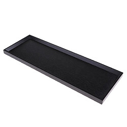 Avis rectangle plateau en bois modèle présentoir base sable table plate-forme noir