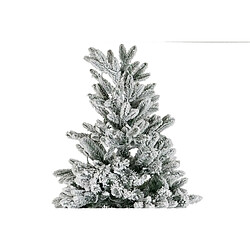 Acheter Sapin de Noël DKD Home Decor Blanc Vert Polyéthylène Enneigé 140 x 140 x 210 cm