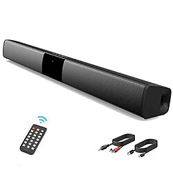 Autrement BS-28B Barres de Son Bluetooth 5.0 Wireless Stéréo HD Audio Télécommande RCA Carte TF Noir