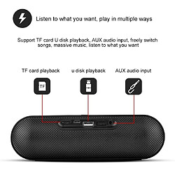 Avis Wewoo Mini enceinte Bluetooth Haut-parleur multi-fonction pour téléphone mobile sans fil NBY-18 (rouge)