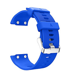 Avis Wewoo Bracelet pour montre connectée Dragonne Sport en silicone Garmin Foreruuner 35 Bleu