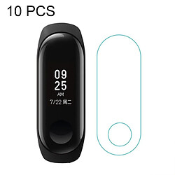 Wewoo Bracelet connecté pour Xiaomi Mi Band 3 10 PCS Protecteur d'écran de film clair