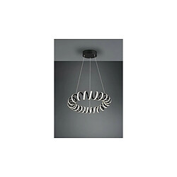 TRIO LIGHTING Suspensions Curl Noir Mat 1x33W SMD LED