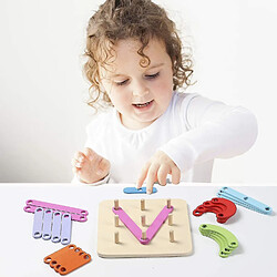 Avis Universal Lettres en bois numérotées puzzles éducatifs empilement blocs jouets jouets