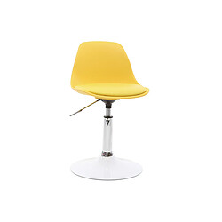 Miliboo Chaise de bureau design enfant jaune STEEVY