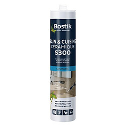 Mastic S300 Bain Cuisine Céramique BOSTIK Blanc - 30615830 