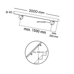 Avis Kordo INOLINE - Main courante, aluminium