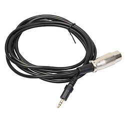 Wewoo Câble 3m 3.5mm mâle à XLR de cordon audio femelle microphone